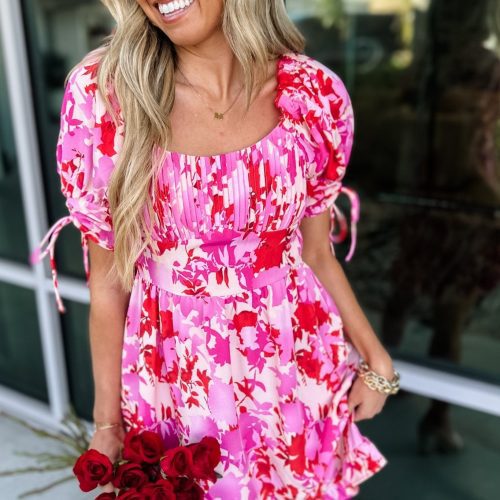 forever in bloom pink dress simply me boutique 846406