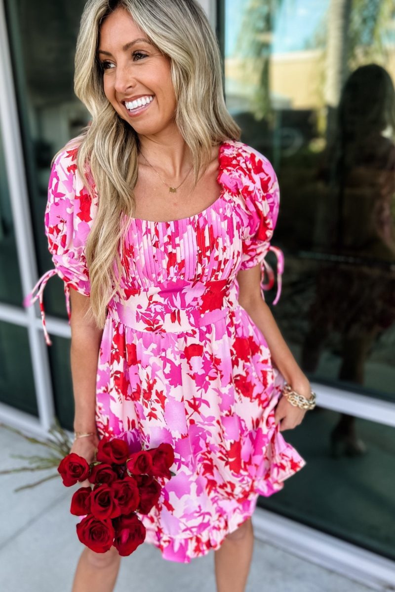 forever in bloom pink dress simply me boutique 846406