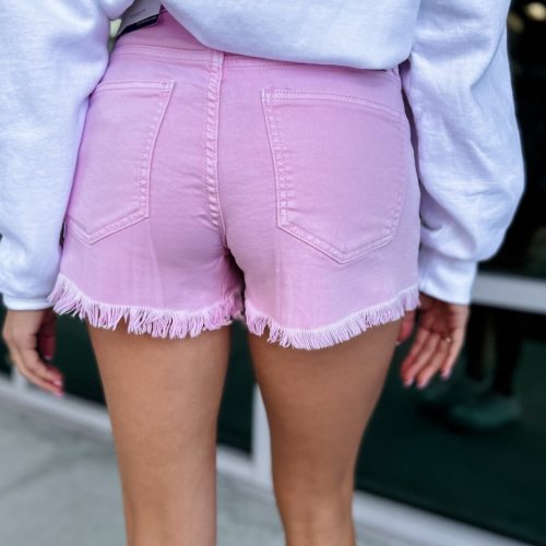 kancan girl squad pink denim shorts simply me boutique 664535