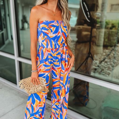 Match My Vibes Strapless Jumpsuit 2 Colors! - Simply Me Boutique