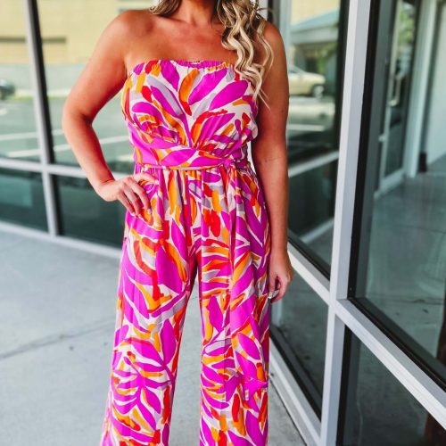 match my vibes strapless jumpsuit 2 colors simply me boutique 625315