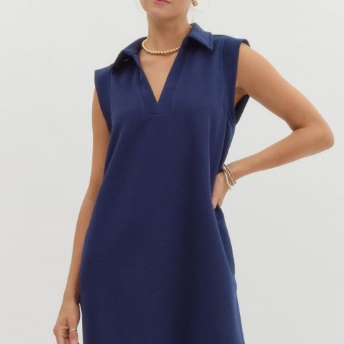 Modern Polo Shift Dress - 3 colors! - Simply Me Boutique