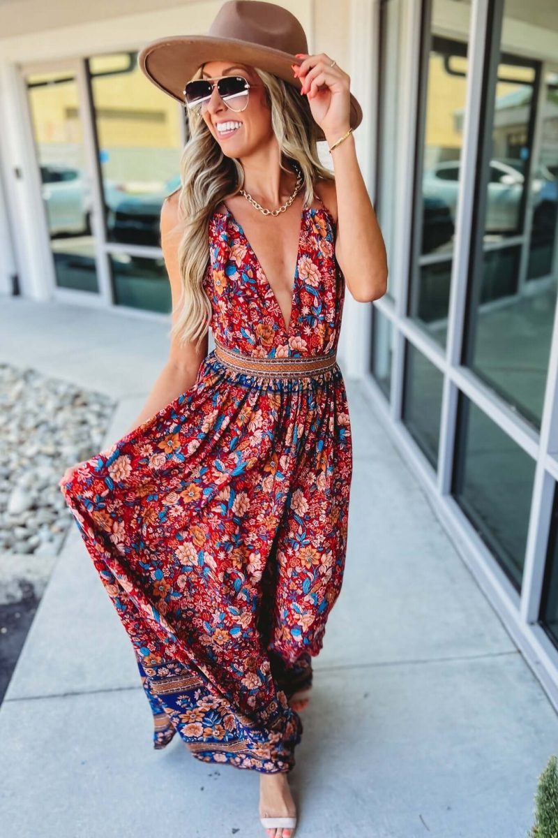 never look back rust maxi dress simply me boutique 143445