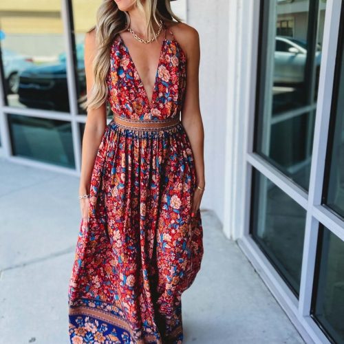 never look back rust maxi dress simply me boutique 519260