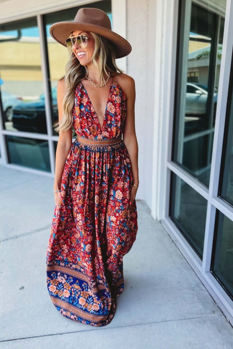 never look back rust maxi dress simply me boutique 519260