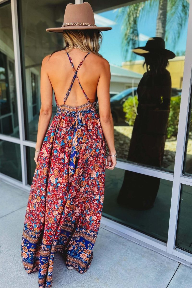 never look back rust maxi dress simply me boutique 791405