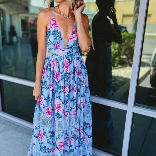 Something About You Floral Lace Maxi Dress 2 Colors! - Simply Me Boutique