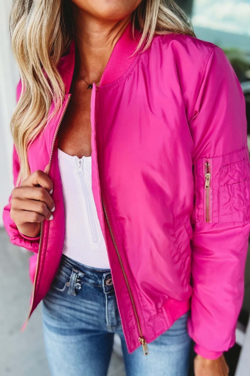 Top Gun Bomber Jacket 3 COLORS! - Simply Me Boutique