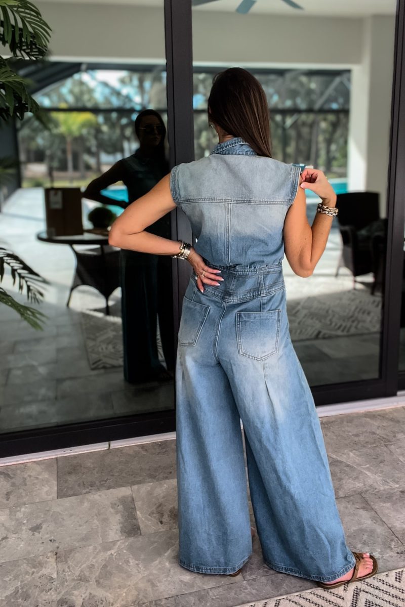 western belle denim jumpsuit simply me boutique 152329